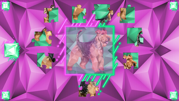 Скриншот из Poly Jigsaw: Dogs