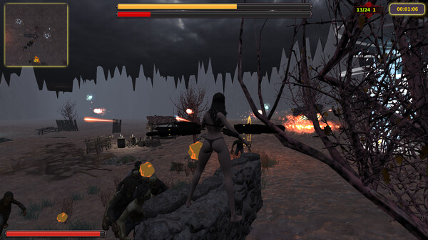 No zombie land: Lucy game for Linux 1