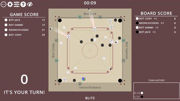 Скриншот из Carrom Slam!