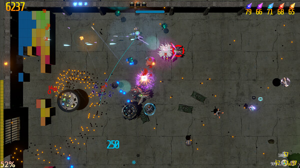 Скриншот из Retro Rocket Raiders