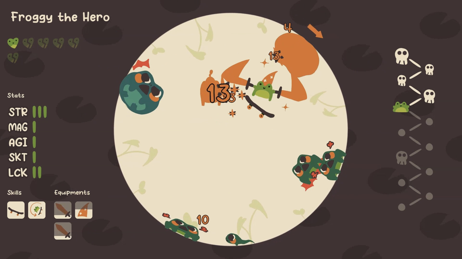 Froggy's Battle screenshot 1