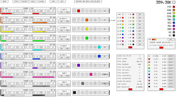 Скриншот из Idle: Multipliers