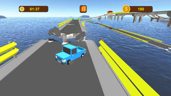 Скриншот из Crossing Damaged Bridge