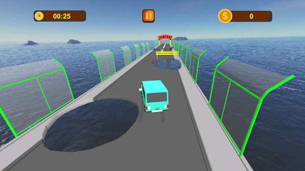 Скриншот из Crossing Damaged Bridge