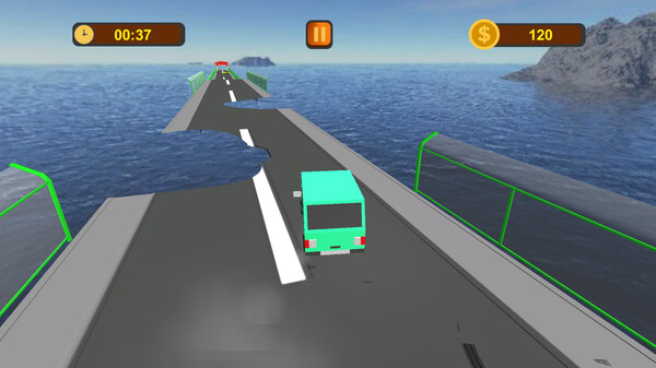 Скриншот из Crossing Damaged Bridge