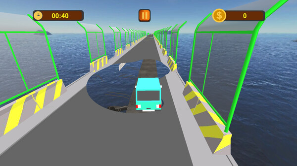 Скриншот из Crossing Damaged Bridge