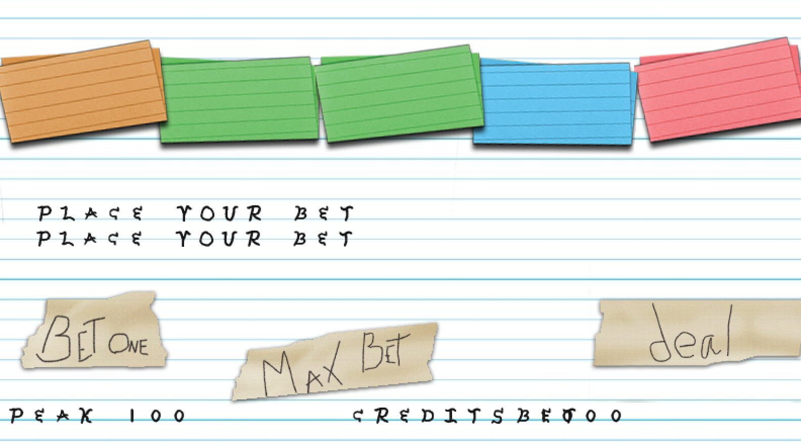 The Paper Arcade - Poker #3