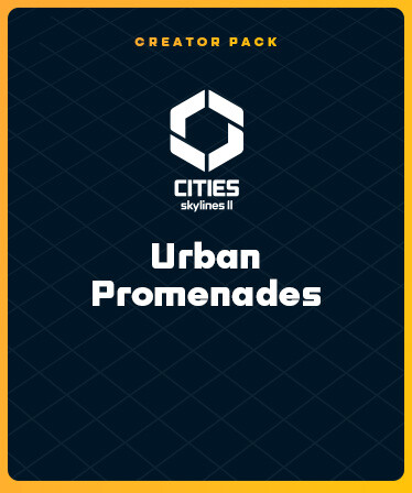 Cities: Skylines II - Creator Pack: Urban Promenades