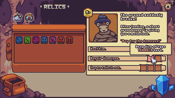 Screenshot of Die in the Dungeon: Origins