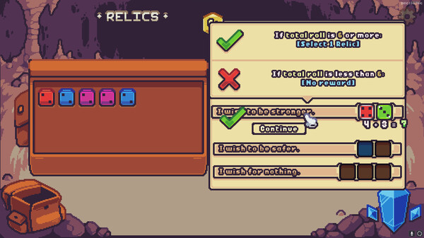 Screenshot of Die in the Dungeon: Origins