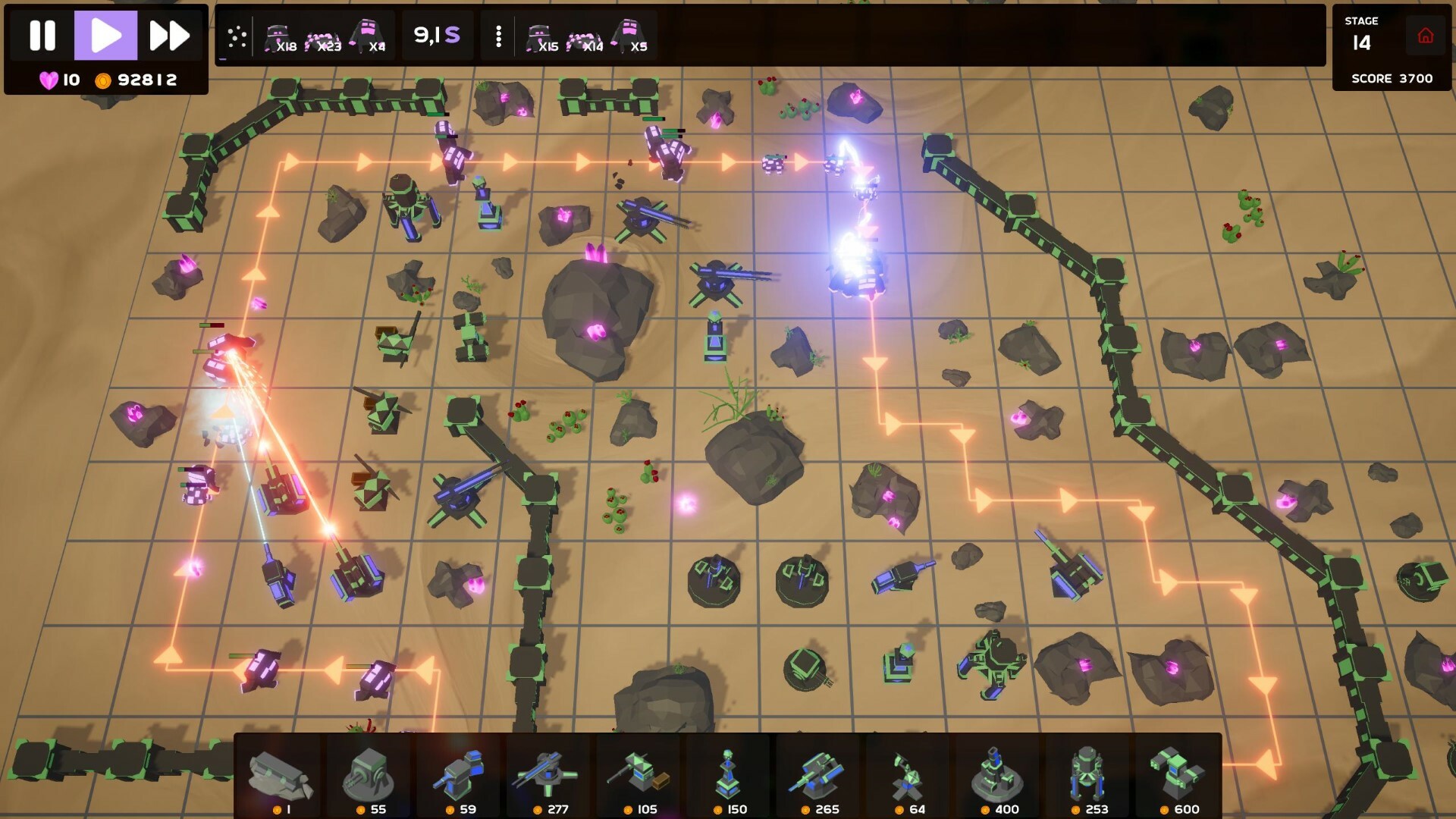Crystal Tower Defense screenshot 1