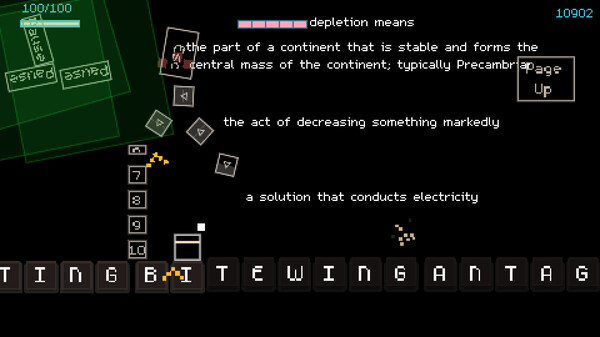 Скриншот из Typing Bullets