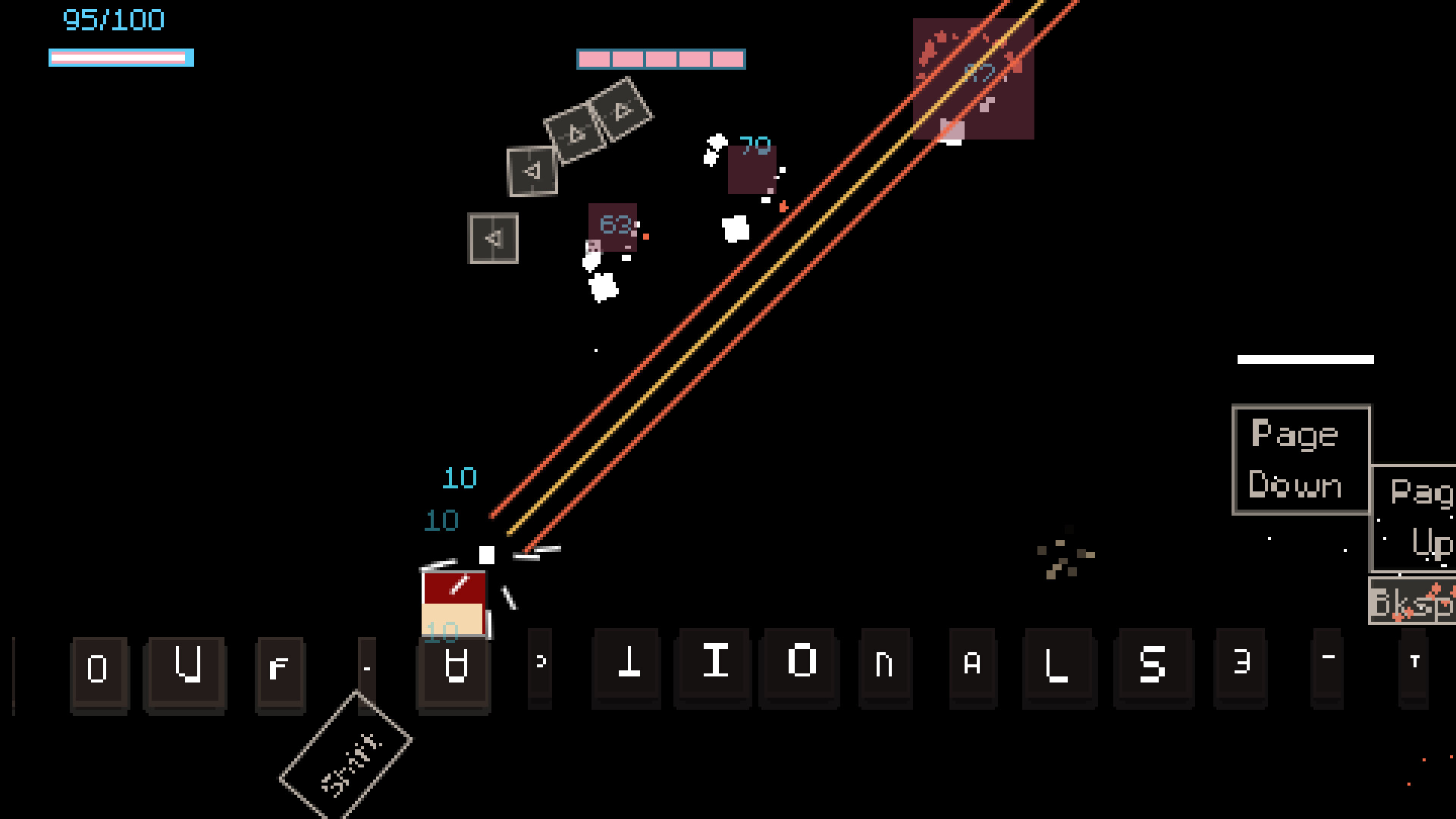 Typing Bullets on Steam