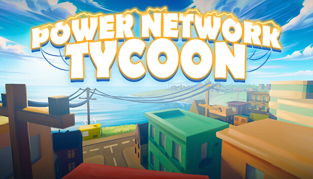Imagen de la cápsula de "Power Network Tycoon" que utilizó RoboStreamer para las transmisiones en Steam