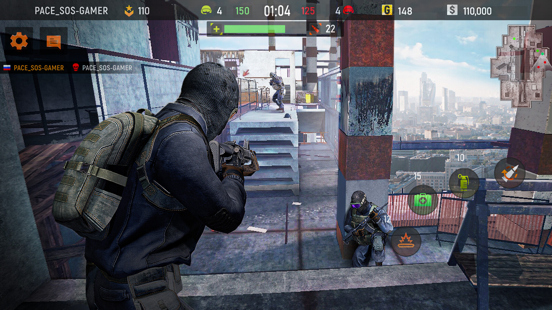 screenshot of (Striker Zone) ストライカーゾーン ：銃ゲーム 5
