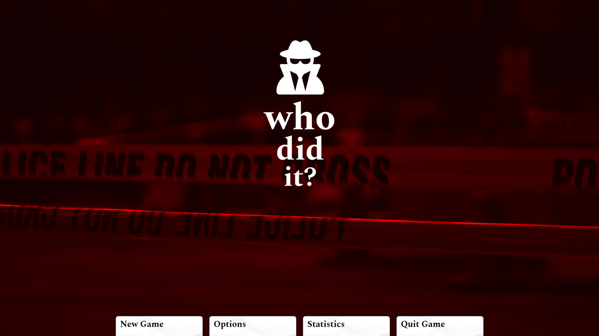 Who Did It? Demo #0