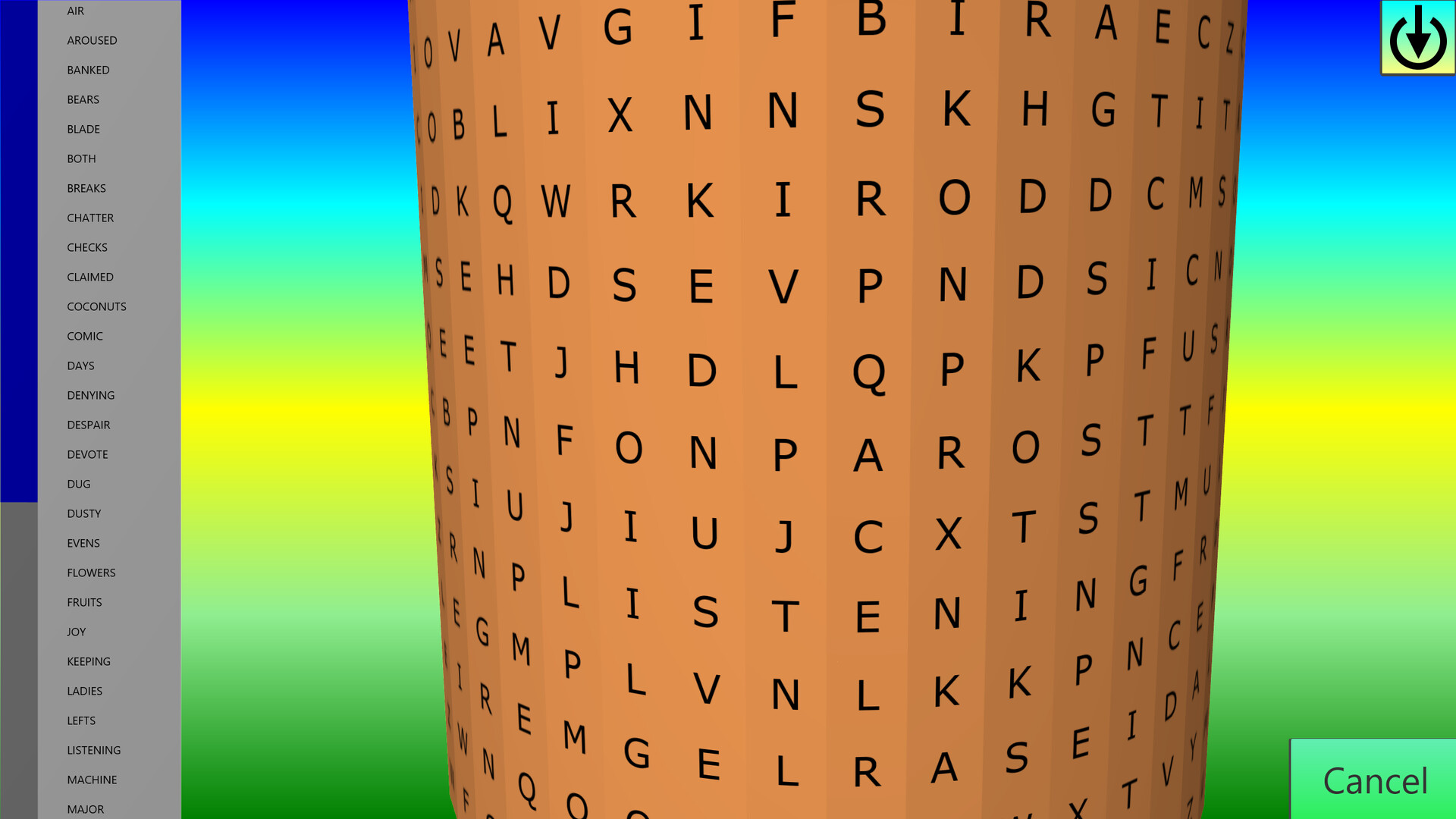Wordsearch Attack #2