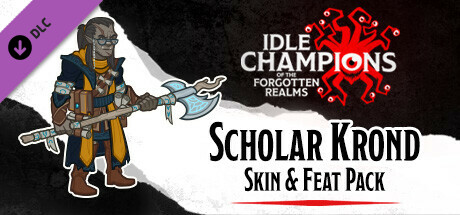 idle champions - scholar krond skin & feat pack vertical card thumbnail