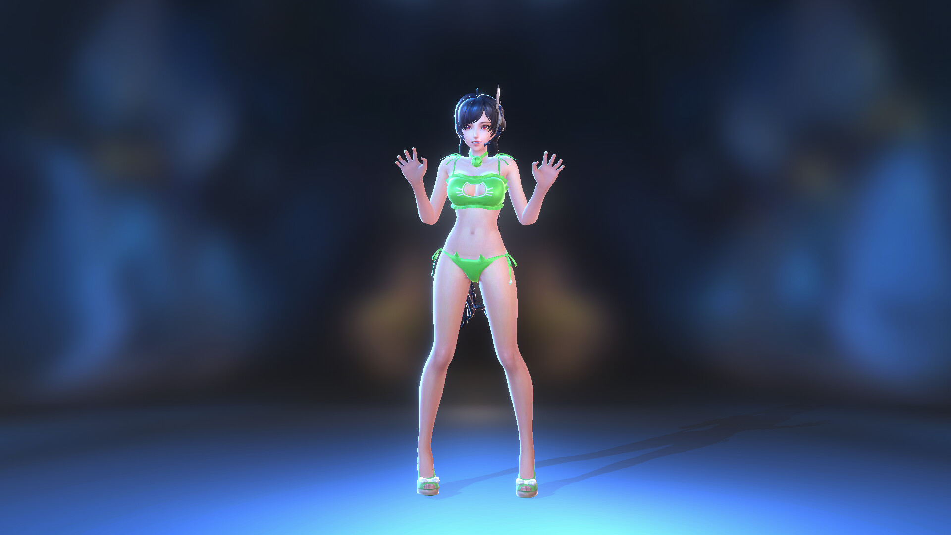 Angel Legion-DLC Cute Kitty (Green) #3