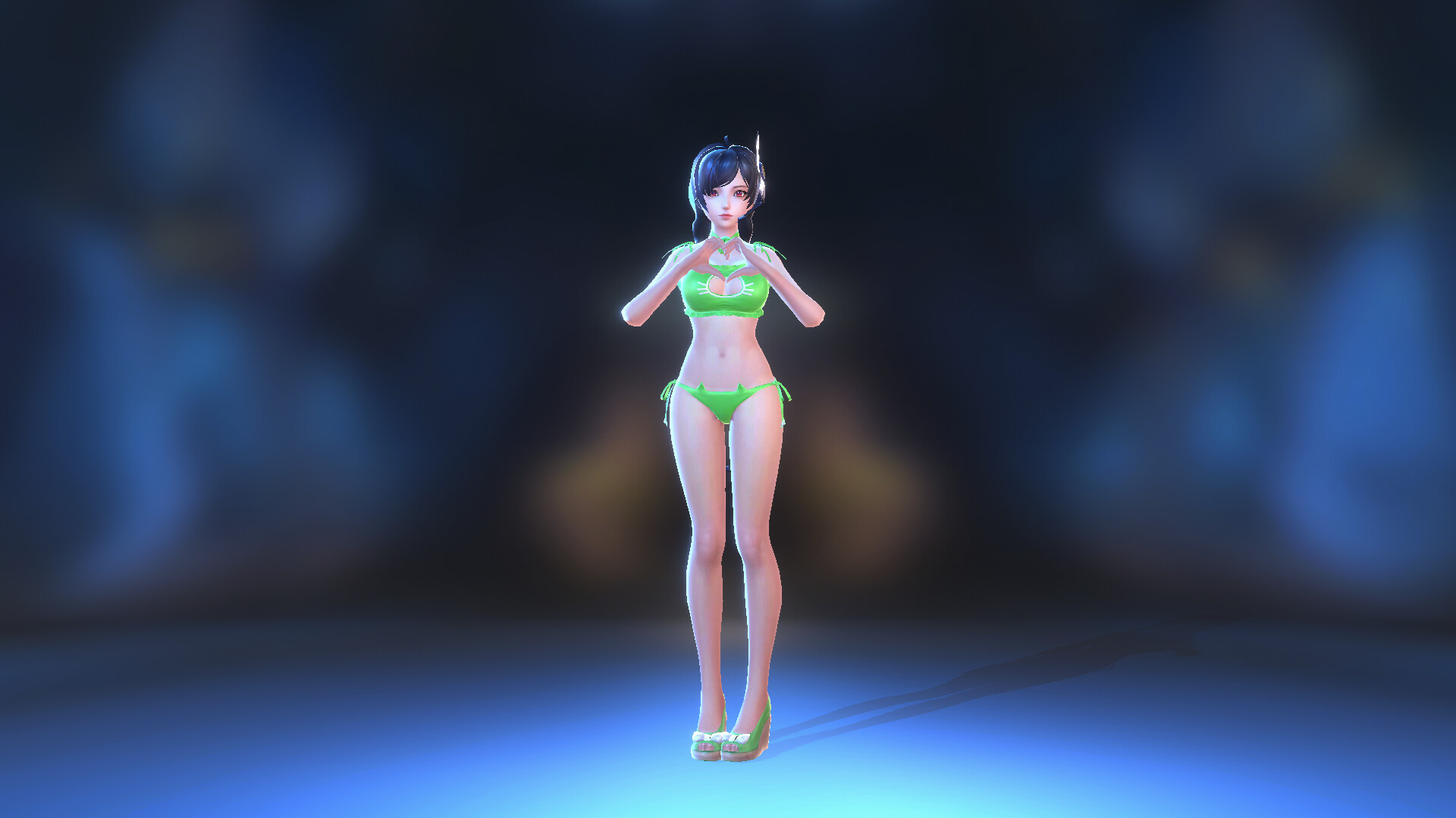 Angel Legion-DLC Cute Kitty (Green) #2