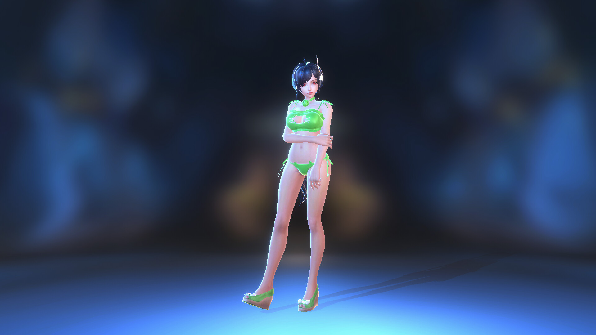 Angel Legion-DLC Cute Kitty (Green) #0