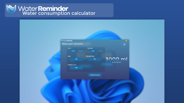 WaterReminder game for Linux 1