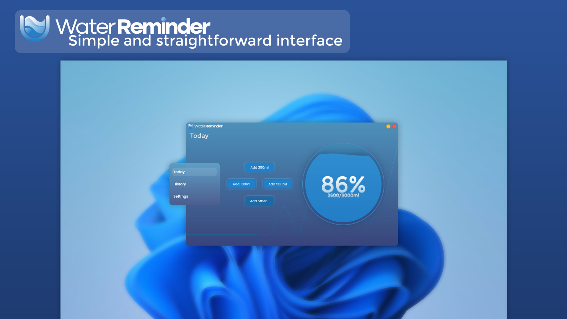 WaterReminder screenshot 1
