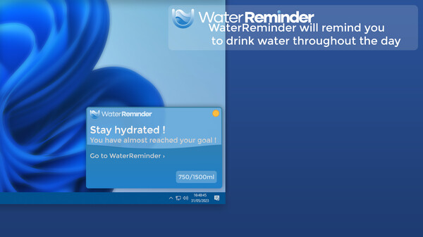 Скриншот из WaterReminder