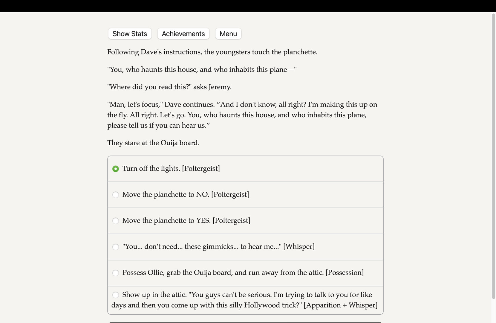 Ghost Simulator Demo #3