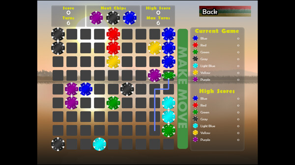 Colorlines game for Linux 1