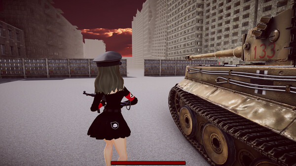Скриншот из Hitler Waifu