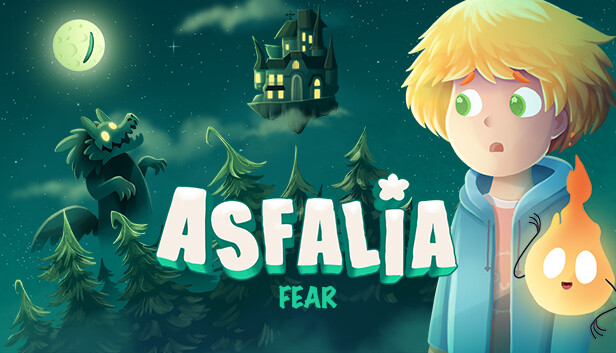 Imagen de la cápsula de "Asfalia: Fear" que utilizó RoboStreamer para las transmisiones en Steam