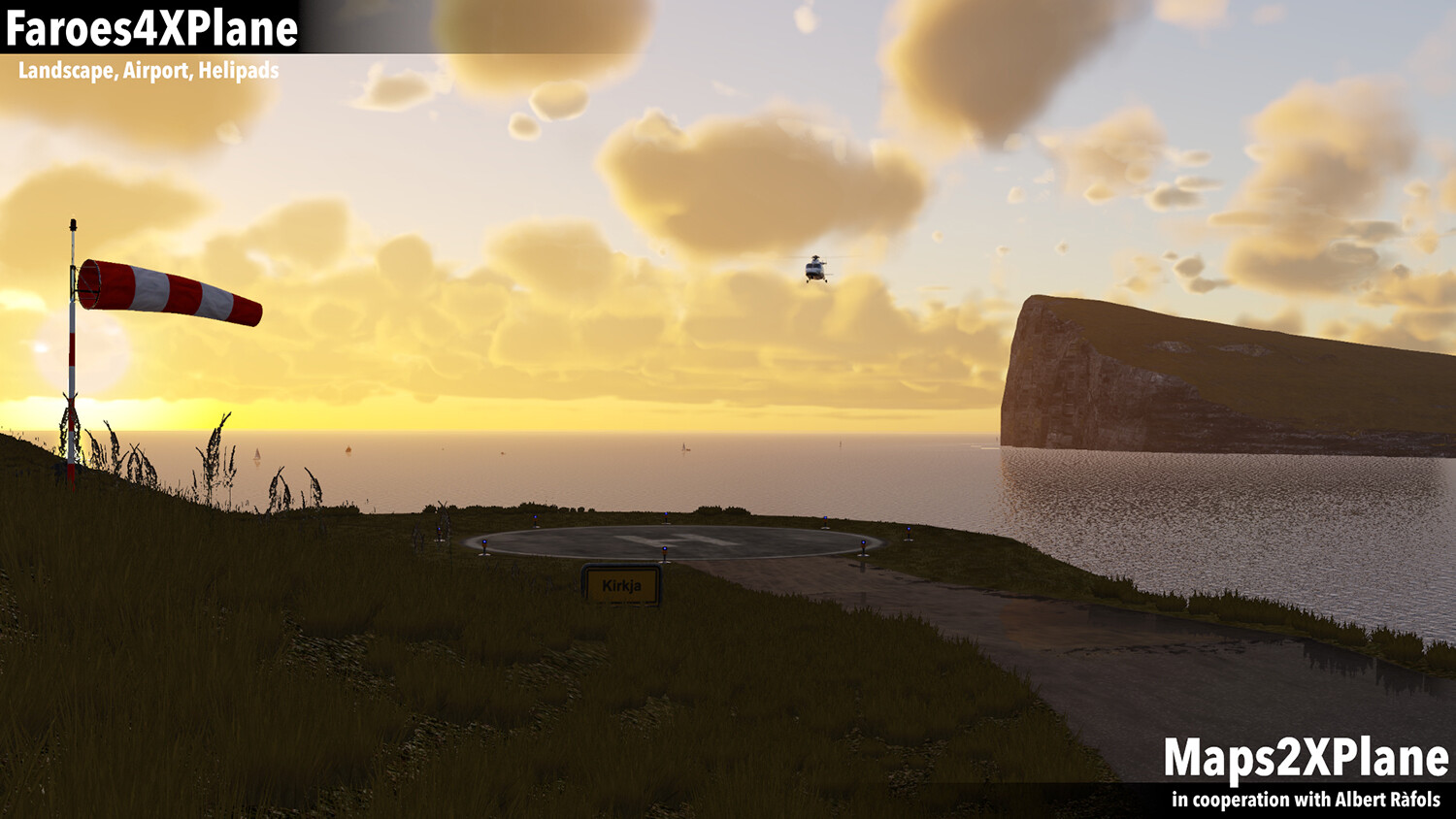 X-Plane 12 Add-on: Aerosoft - Faroe Islands XP screenshot screenshot 1