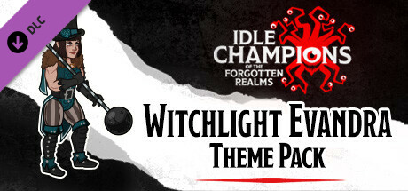 idle champions - witchlight evandra theme pack vertical card thumbnail