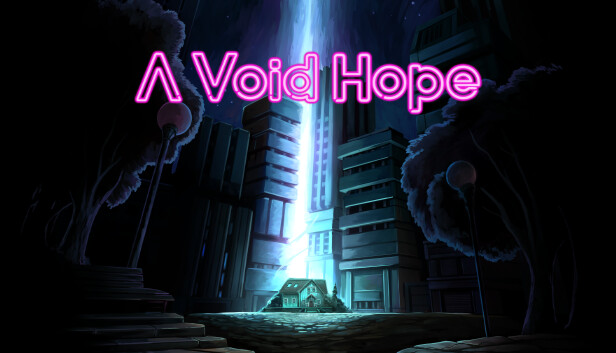 Imagen de la cápsula de "A Void Hope" que utilizó RoboStreamer para las transmisiones en Steam