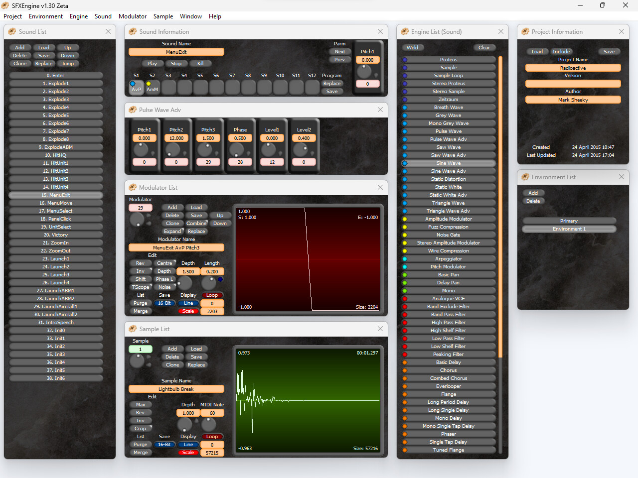 SFXEngine screenshot screenshot 2