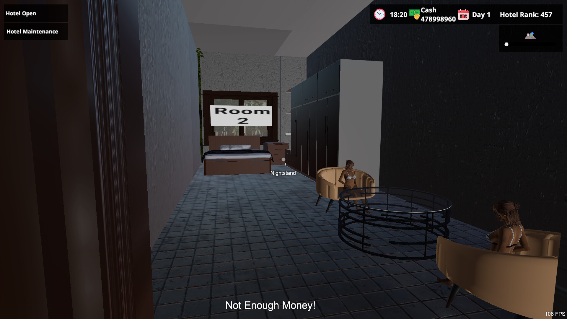 Hotel Legacy, a new hotel simulation game (Work In Progress