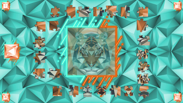 Poly Jigsaw: Predators game for windows Pc 1