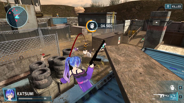 Call of Waifu : Warzone game for Linux 1