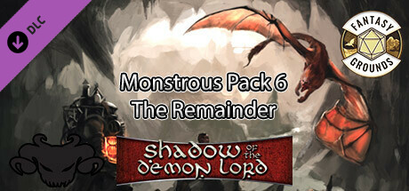 Fantasy Grounds - Shadow of the Demon Lord Monstrous Pack 6 - The Remainder