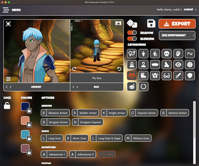 Скриншот из 8D Character Creator