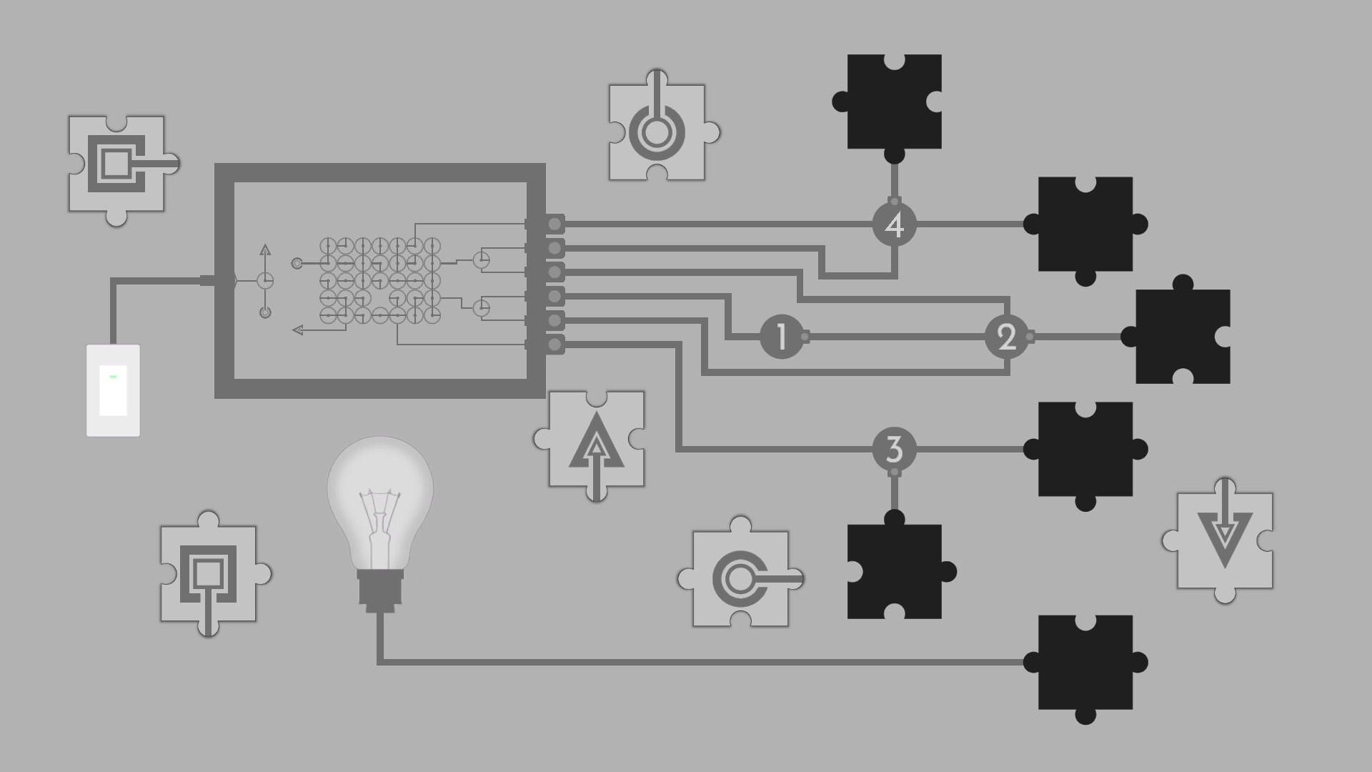 Turn on the light jigsaw keymailer