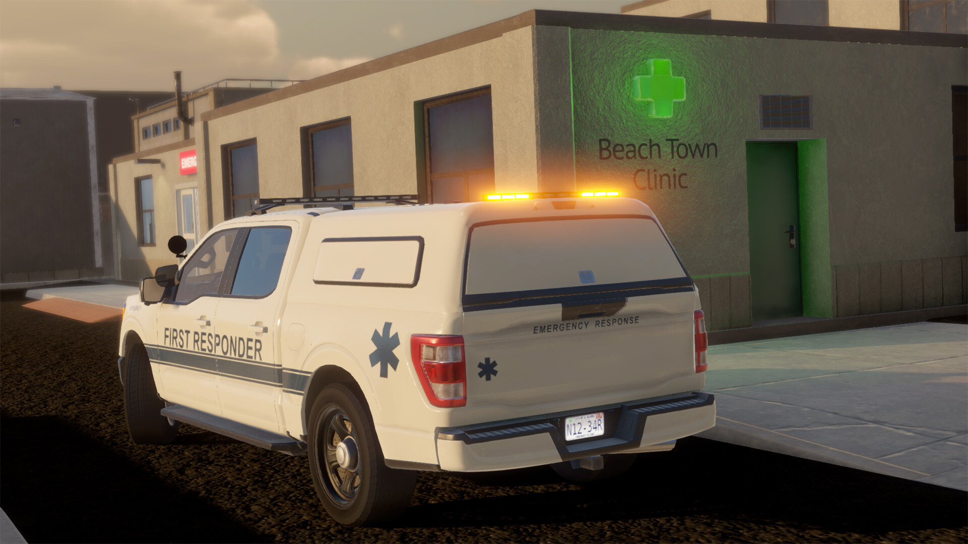 Flashing Lights: Pickup Truck Triple Pack (Police, Fire, EMS) screenshot screenshot 2