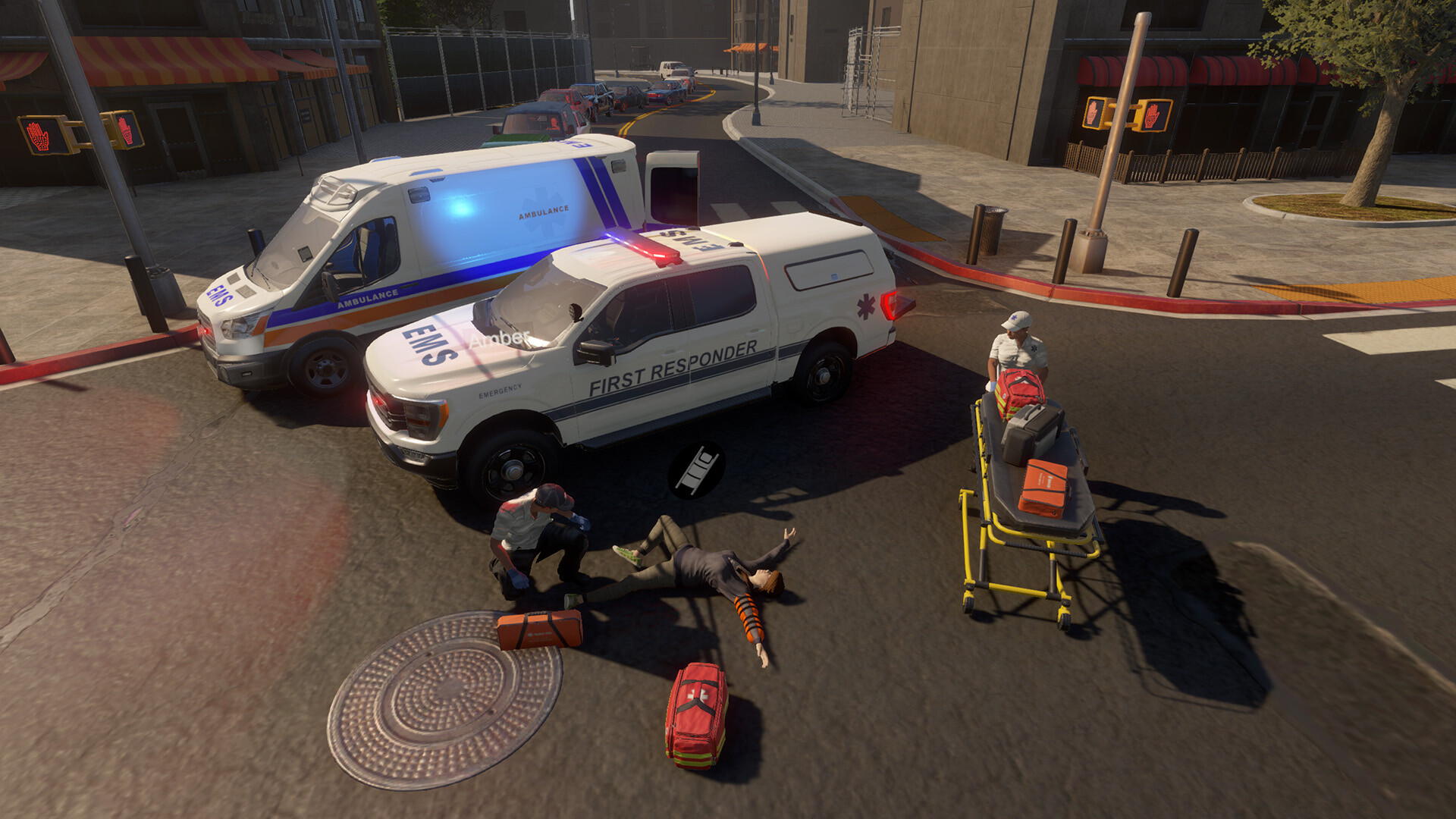 Flashing Lights: Pickup Truck Triple Pack (Police, Fire, EMS) screenshot screenshot 3