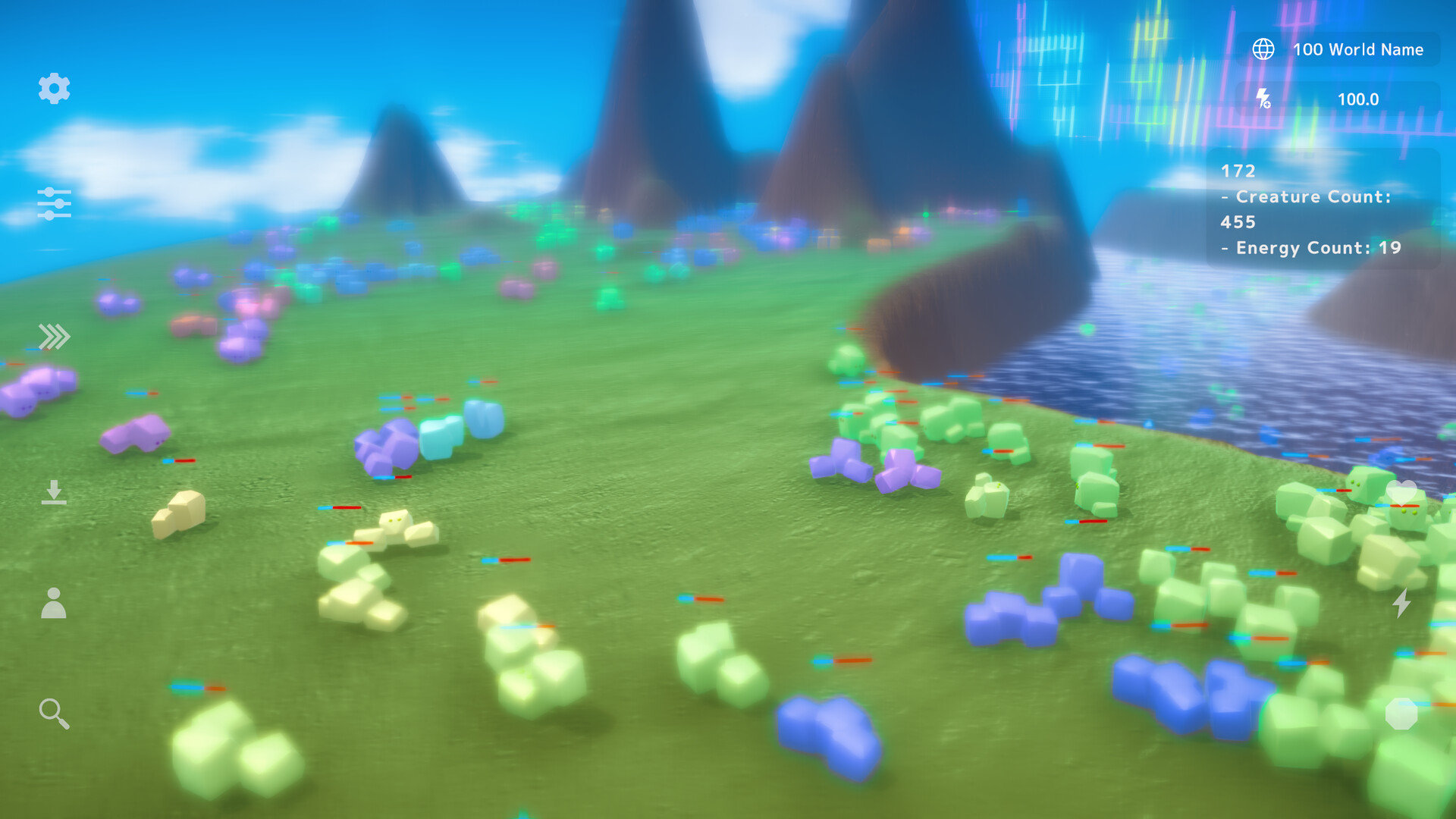 ANLIFE: Motion-Learning Life Evolution on Steam