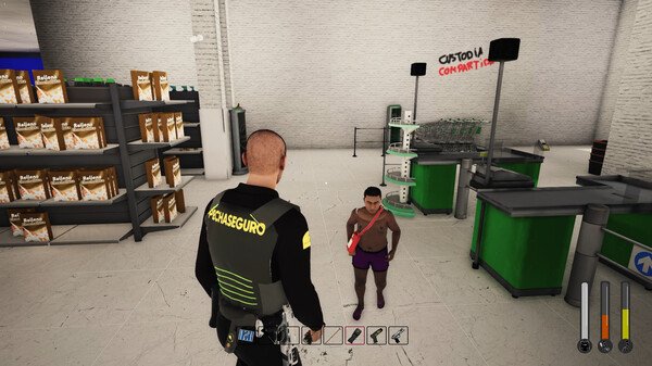 Скриншот из Supermarket Security Simulator