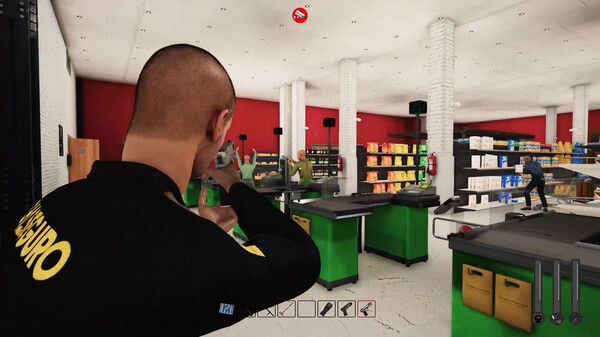 Скриншот из Supermarket Security Simulator