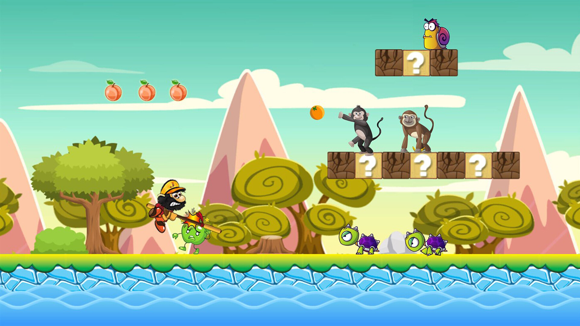 super world run - bosses screenshot 1