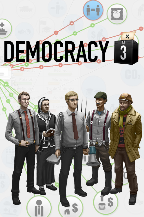 Democracy 3 PC game Positech Games product image