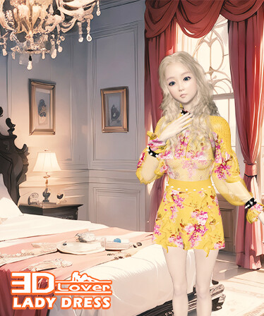 3d Lover - lady dress